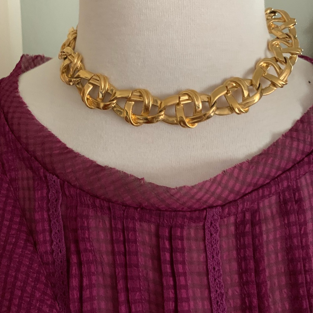 Vintage AFJ Statement Necklace